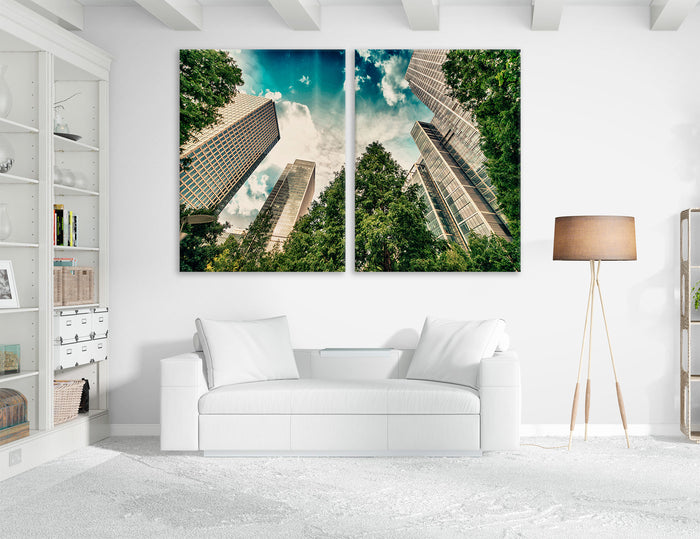 Canary Wharf Canvas Print #9228