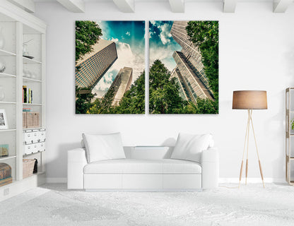 Canary Wharf Canvas Print #9228