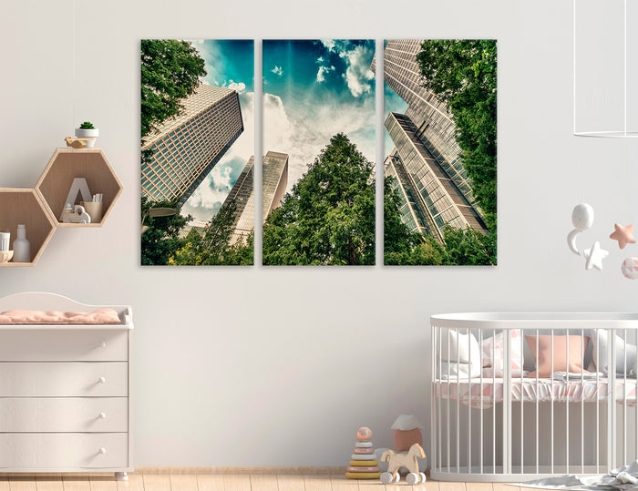 Canary Wharf Canvas Print #9228