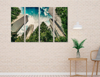 Canary Wharf Canvas Print #9228
