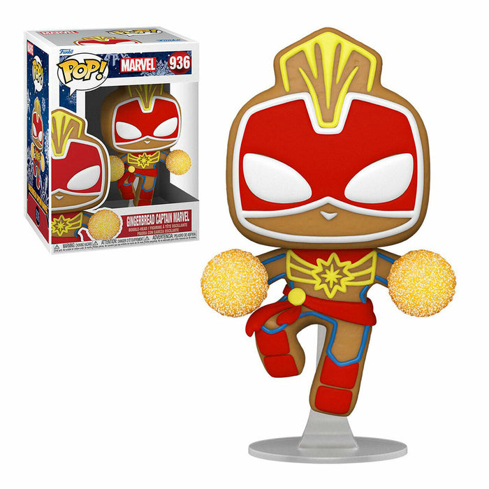 Captain Marvel Funko Pop! Marvel: Holiday Vinyl Bobblehead
