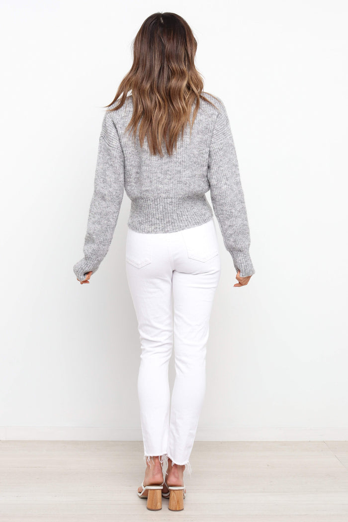 Petal and Pup USA KNITWEAR Captivate Knit - Grey