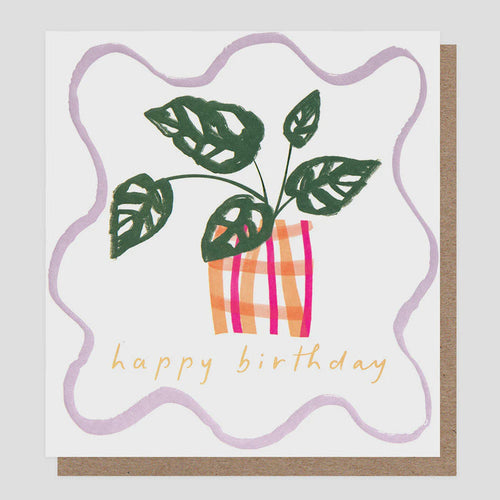 Caroline Gardner Birthday Plant Greetings Card