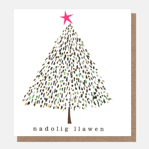 Caroline Gardner Nadolig Llawen Tree Card Pack