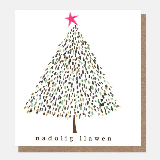 Caroline Gardner Nadolig Llawen Tree Card Pack