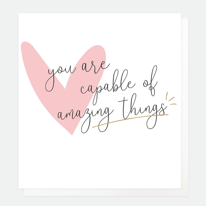 Caroline Gardner You Are Capable Greetings Cards