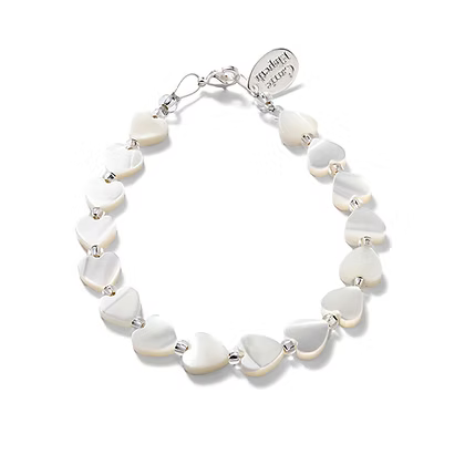 Carrie Elspeth Shell Hearts Full Bracelet Bracelet