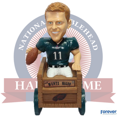 Carson Wentz Philadelphia Eagles Wentz Wagon Bobblehead - National Bobblehead HOF Store