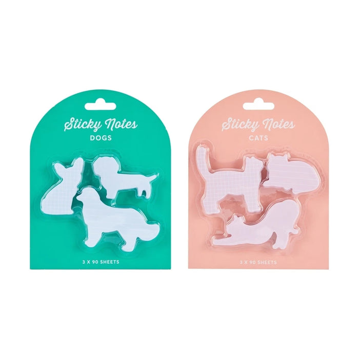 Cats/Dogs Sticky Notes - Assorted