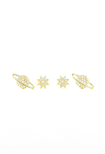 Celestial Planets Stud Earrings Set - Gives Freedom & Hope to Women!