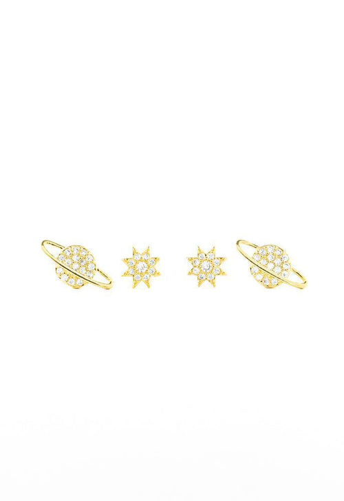 Celestial Planets Stud Earrings Set - Gives Freedom & Hope to Women!