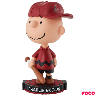 Charlie Brown Peanuts Bighead MLB Bobbleheads