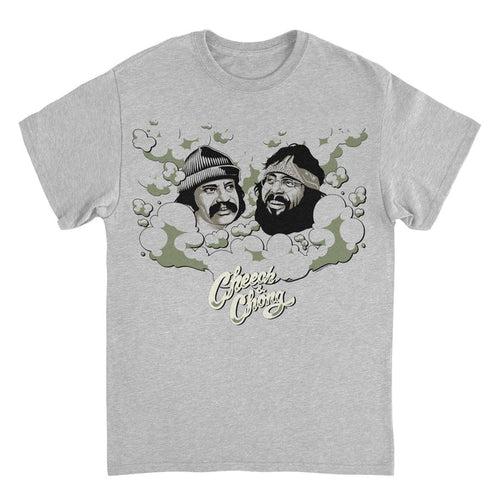 Cheech & Chong Faces Smoke Cloud T-Shirt