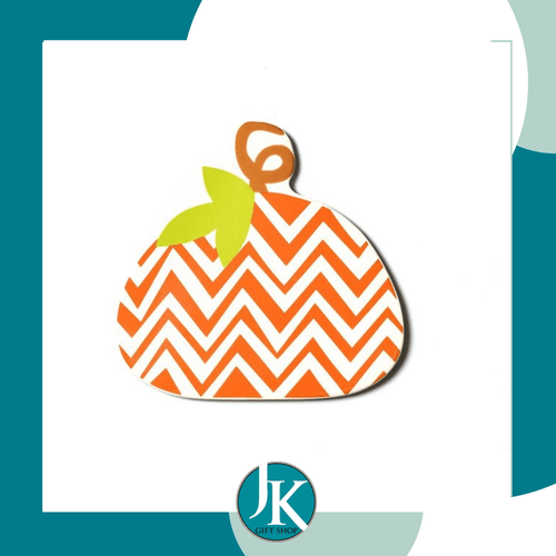 Chevron Pumpkin Big Happy Everything Attachment