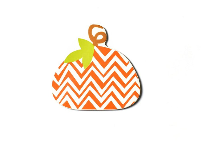 Chevron Pumpkin Big Happy Everything Attachment