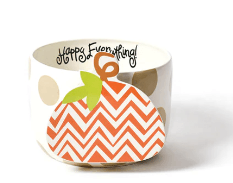 Chevron Pumpkin Big Happy Everything Attachment