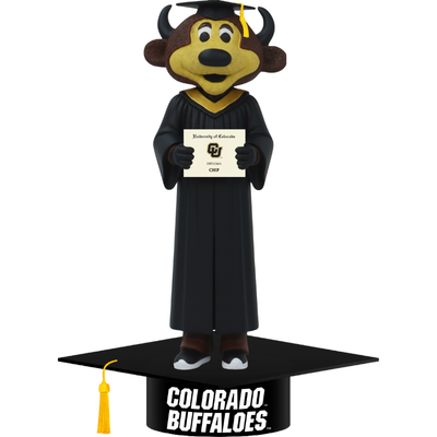 Chip the Buffalo Colorado Buffaloes Mascot Graduation Bobblehead (Presale)
