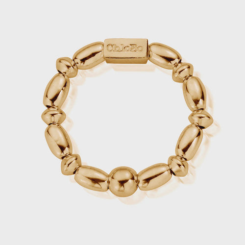 ChloBo Gold Mini Rice Ring Medium