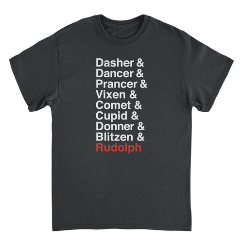 Christmas T-Shirt - Reindeer Names