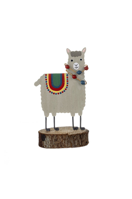 Christmas Tin Dai Llama Ornament