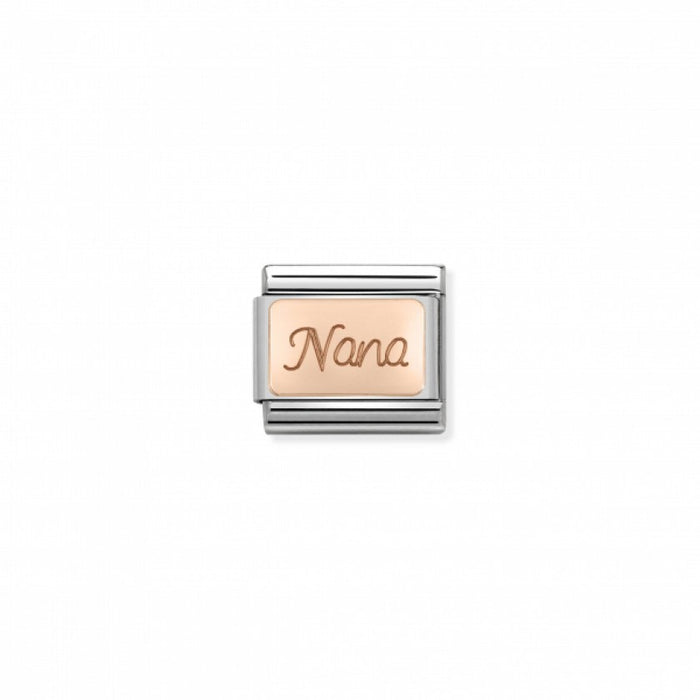 Classic Link 9K Rose Gold Nana Charm