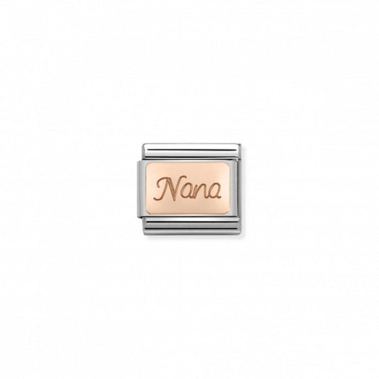 Classic Link 9K Rose Gold Nana Charm