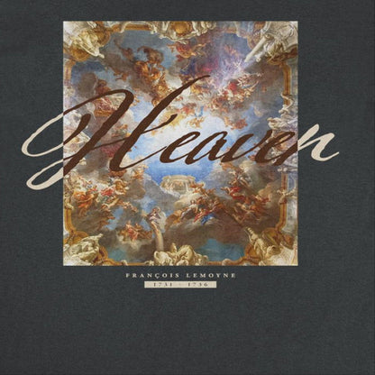 Classic Paintings Heaven Lemoyne Black T-Shirt