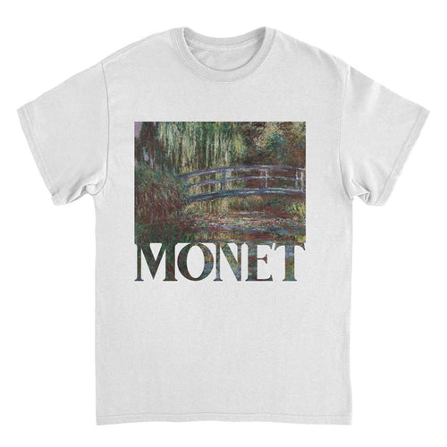 Classic Paintings Monet Water Lily Pond White T-Shirt