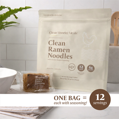 Clean Monday Meals - Clean Ramen Noodles