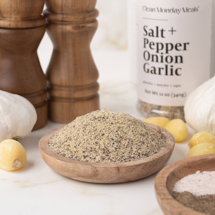 Clean Monday Meals - Salt+, Pepper, Onion, Garlic (SPOG) Seasoning