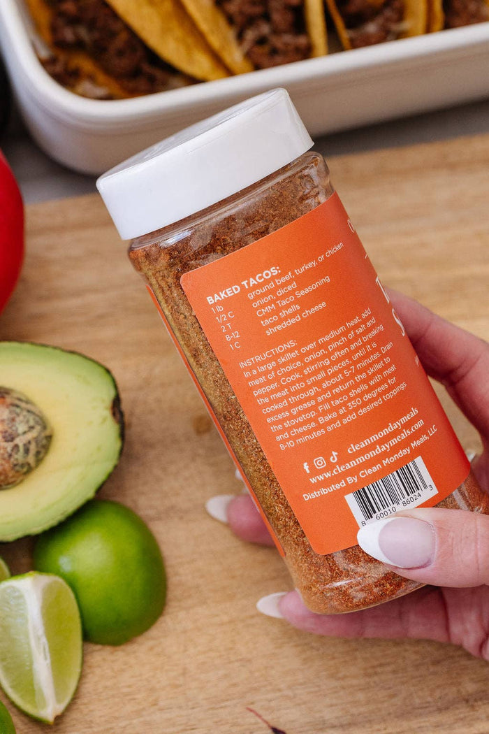 Clean Monday Meals - Taco Seasoning