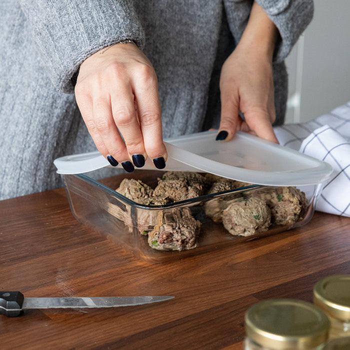 Cook&Freeze - Rectangular glass dish with special freezer lid