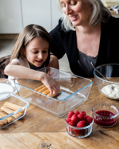 Cook&Freeze - Rectangular glass dish with special freezer lid