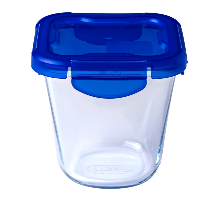 Cook&Go - “Pasta Box” glass storage container with waterproof lid 12x12cm