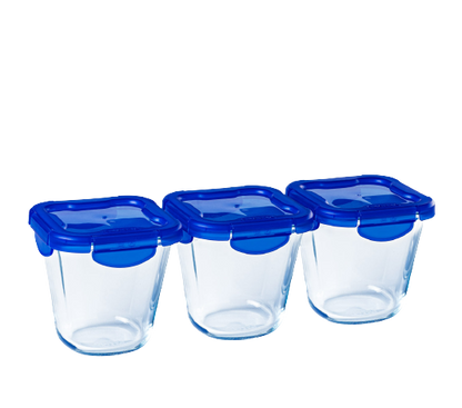 Cook&Go - “Pasta Box” glass storage container with waterproof lid 12x12cm