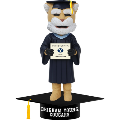 Cosmo the Cougar BYU Cougars Mascot Graduation Bobblehead (Presale)