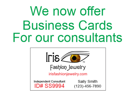 CP01 Custom Printed Iris Business Cards