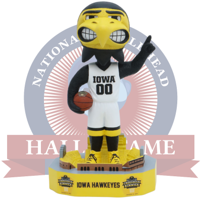 Crossover at Kinnick Iowa Hawkeyes Herky the Hawk Mascot Bobblehead