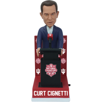 Curt Cignetti Indiana Hoosiers Coach Talking 2025 CFP National Champions Bobblehead (Presale)
