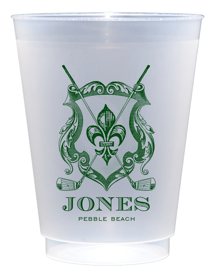 Customizable Golf Crest 16oz Cups