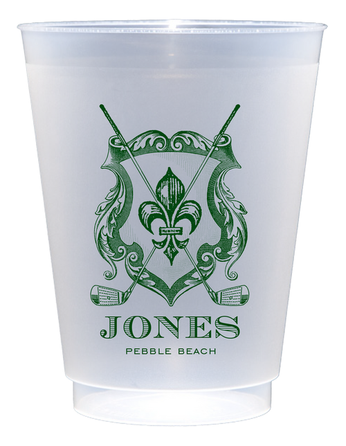 Customizable Golf Crest 16oz Cups