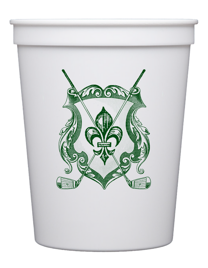 Customizable Golf Crest 16oz Cups