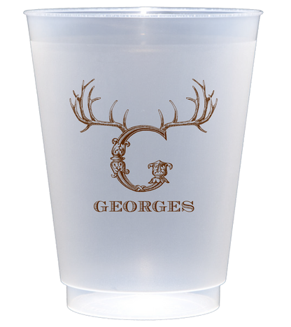 Customizable Hornabet Frosted Shatterproof 16oz Cups G