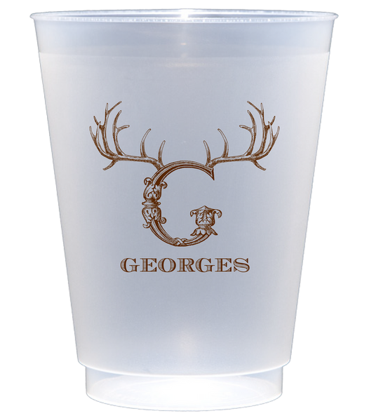 Customizable Hornabet Frosted Shatterproof 16oz Cups G