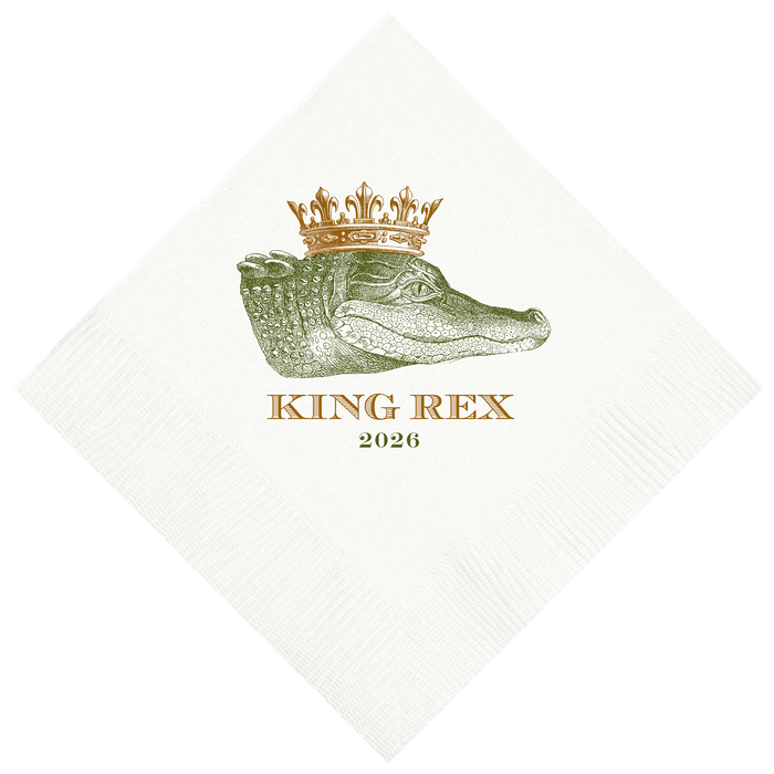 Customizable King Gator Beverage Napkins