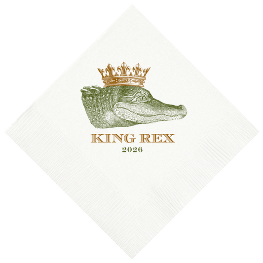 Customizable King Gator Beverage Napkins