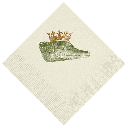 Customizable King Gator Beverage Napkins