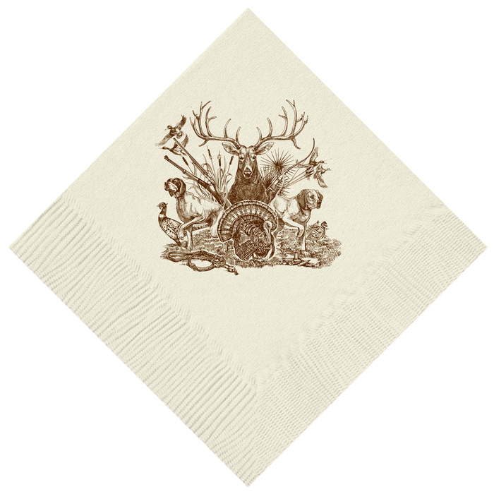 Customizable On the Hunt Beverage Napkins