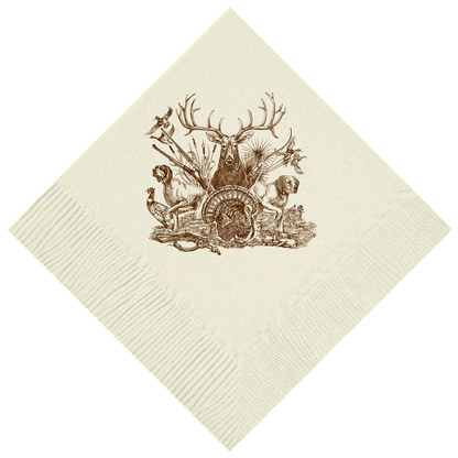 Customizable On the Hunt Beverage Napkins