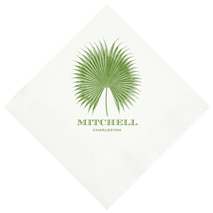 Customizable Palm Beverage Napkins
